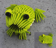 Frog - 3D origami