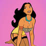 pocahontas pin up