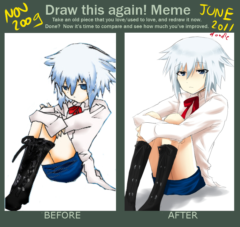 Meme:before and after