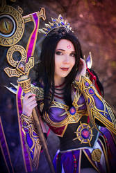 Purple and Gold - Wizard from Diablo III