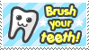 Brush Your Teeth - Stamp