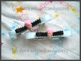 Ice Cream Barrettes