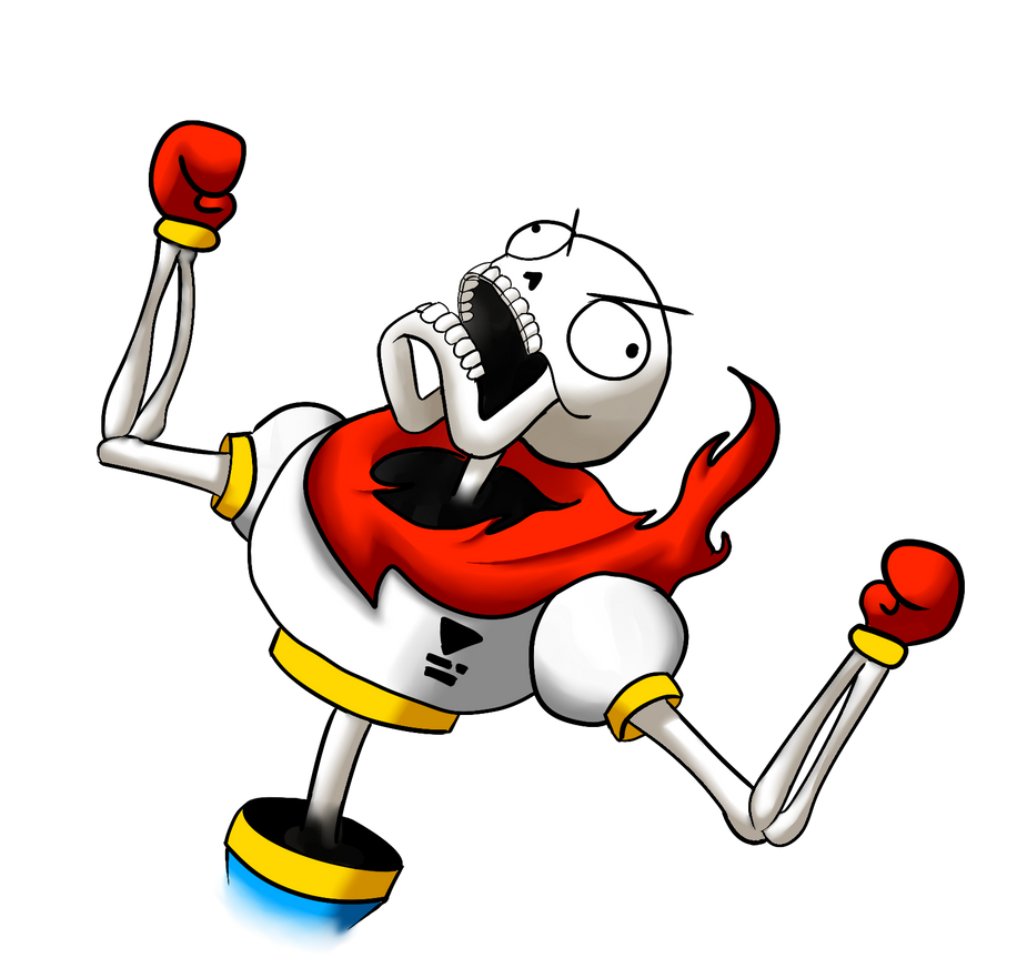 Papyrus Rage really angry Papyrus by Hostcake on DeviantArt