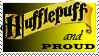 Proud Hufflepuff Stamp by DarthRegina125