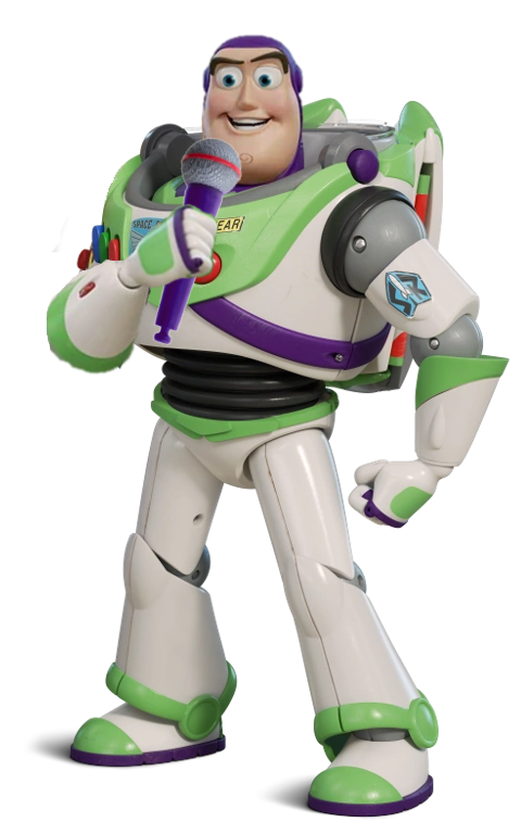 Buzz lightyear transparente sales