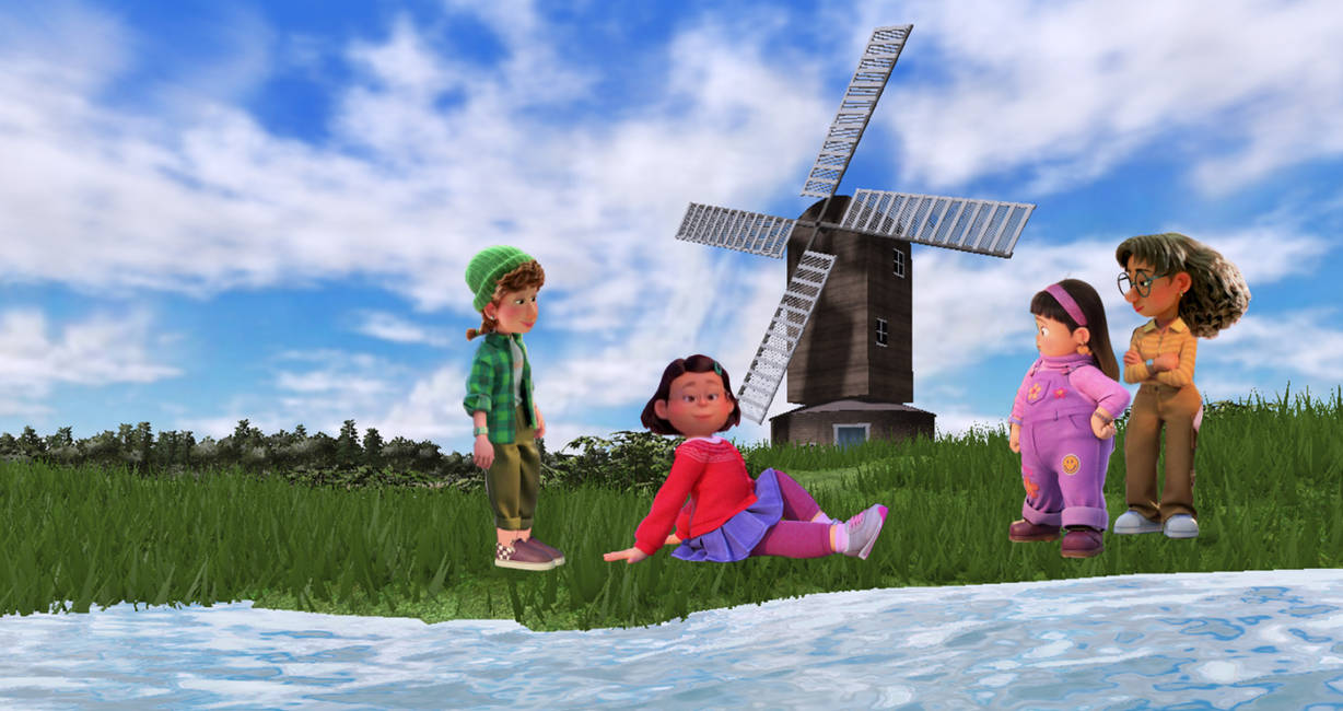 Meem Spring Friends Mei and her friends spending time at the Windmill by JayReganWright2005 ...