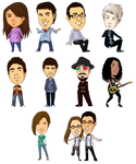 C: Portrait Chibis by Karijn