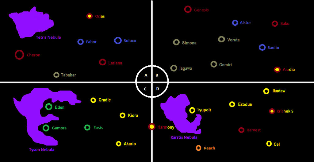 Infinityverse Map Space Map by Vorstus on DeviantArt