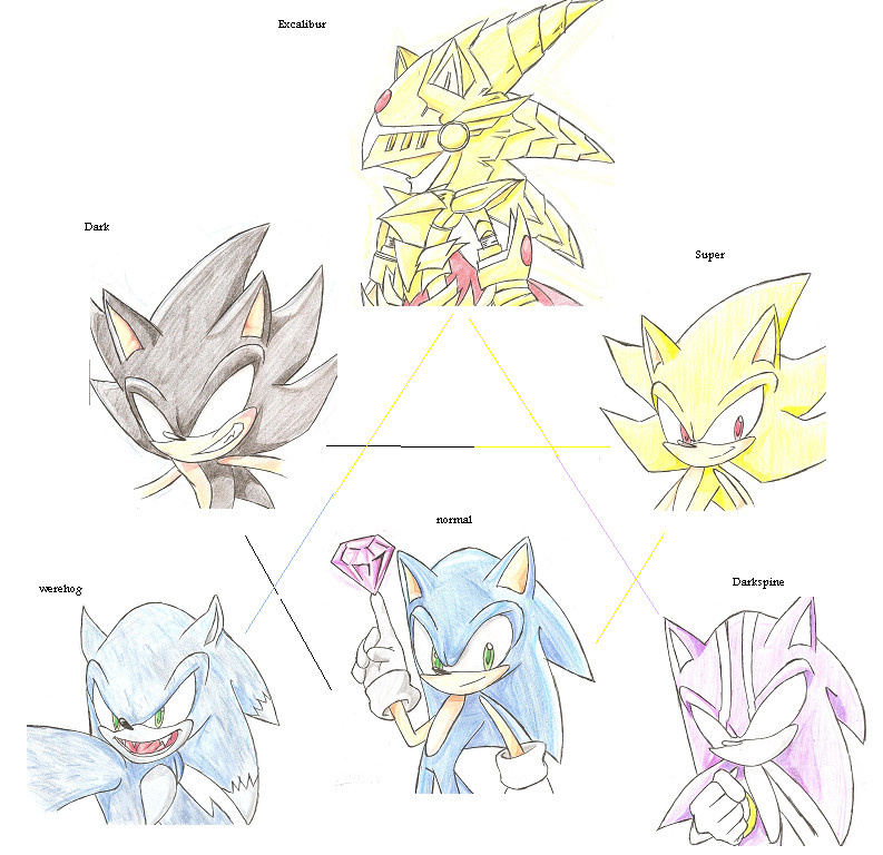 Sonic Forms By RoXthehedgehog On DeviantArt