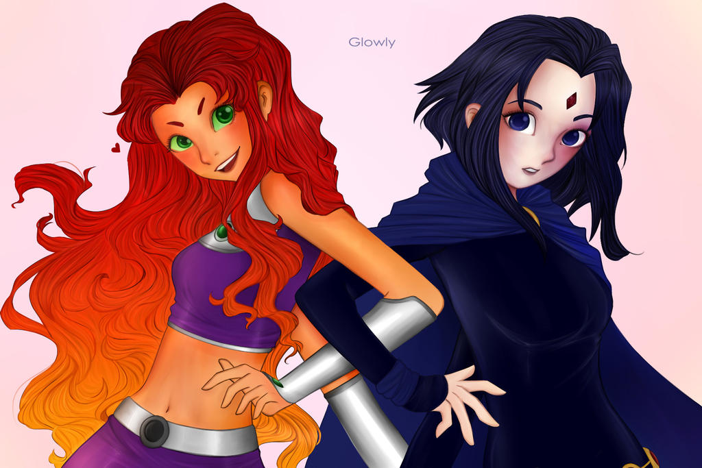 Starfire and Raven