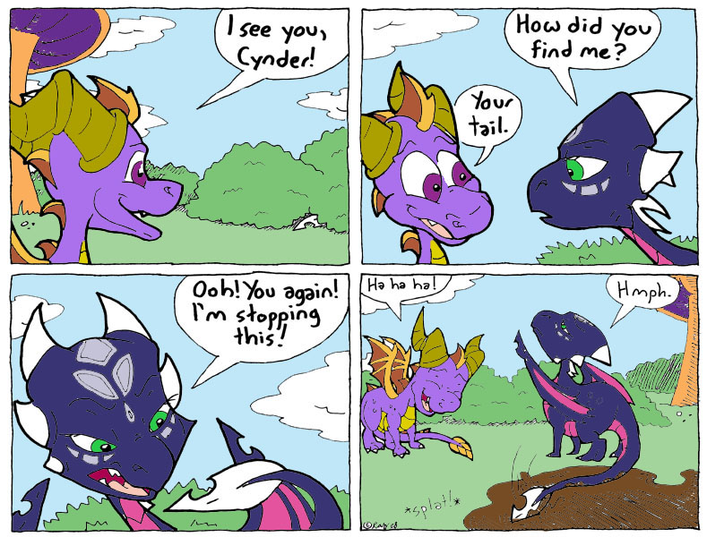 SpyronCynder comic in color