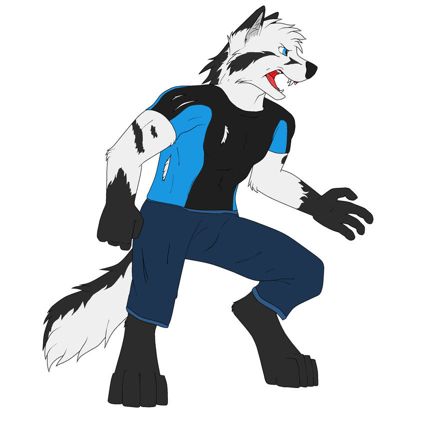 Werewolf body test 2 by Ross2by5 on DeviantArt