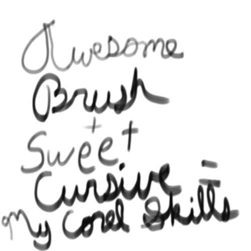 Sweet Cursive Skills by renardfox on DeviantArt