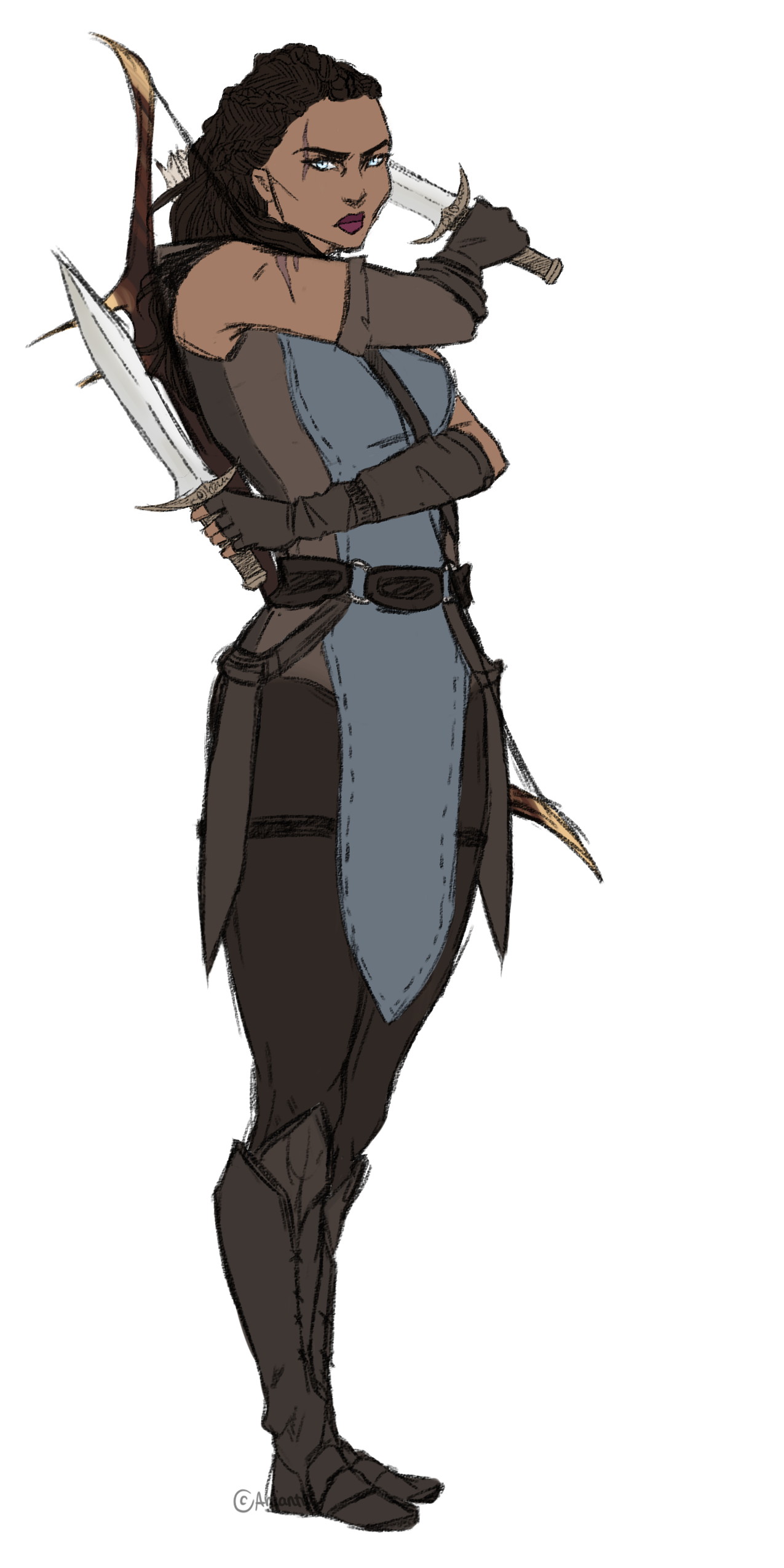 DnD Ranger by Anianthro on DeviantArt