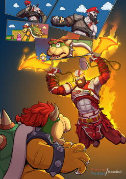 Kratos vs Bowser