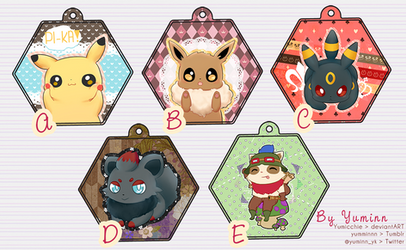 Pokemon + LoL Charm Wipers by Yumicchie