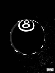 8-ball shirt design