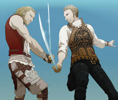 Balthier and Basch