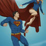 Commish:Superman and Supergirl