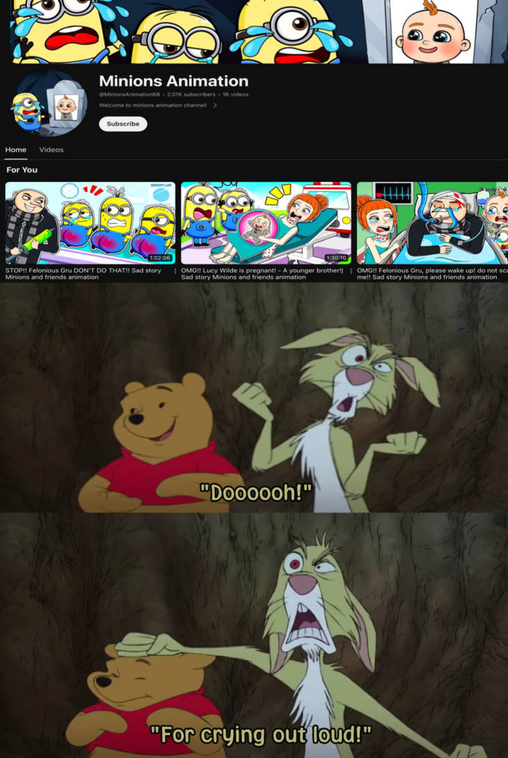 Minions Animation makes Rabbit angry by OlivePeaches on DeviantArt