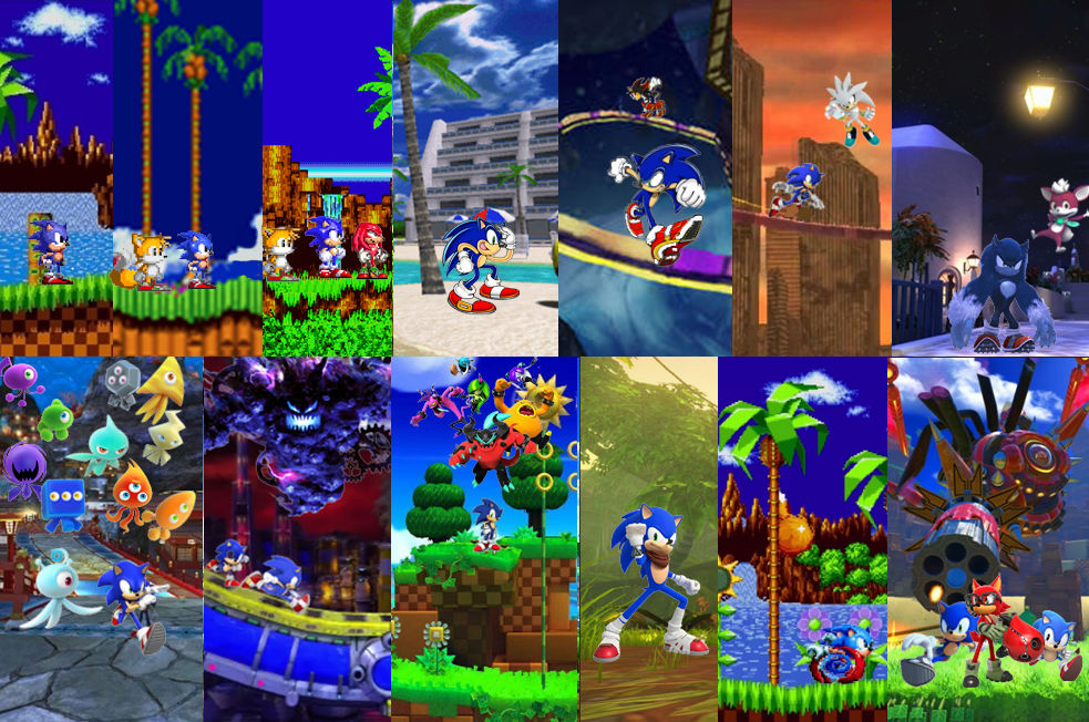 Sonic Rings Evolution Sonic's evolution by boiola1903 on DeviantArt