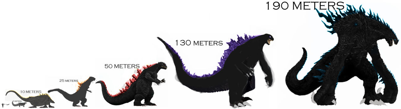 Godzilla Evolution Design Godzilla's evolution by boiola1903 on DeviantArt