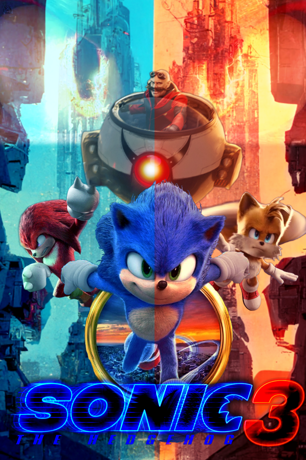 Sonic movie 3 fanmade japan poster and final V4 Sonic movie 3 US poster  versions! : r/SonicTheMovie