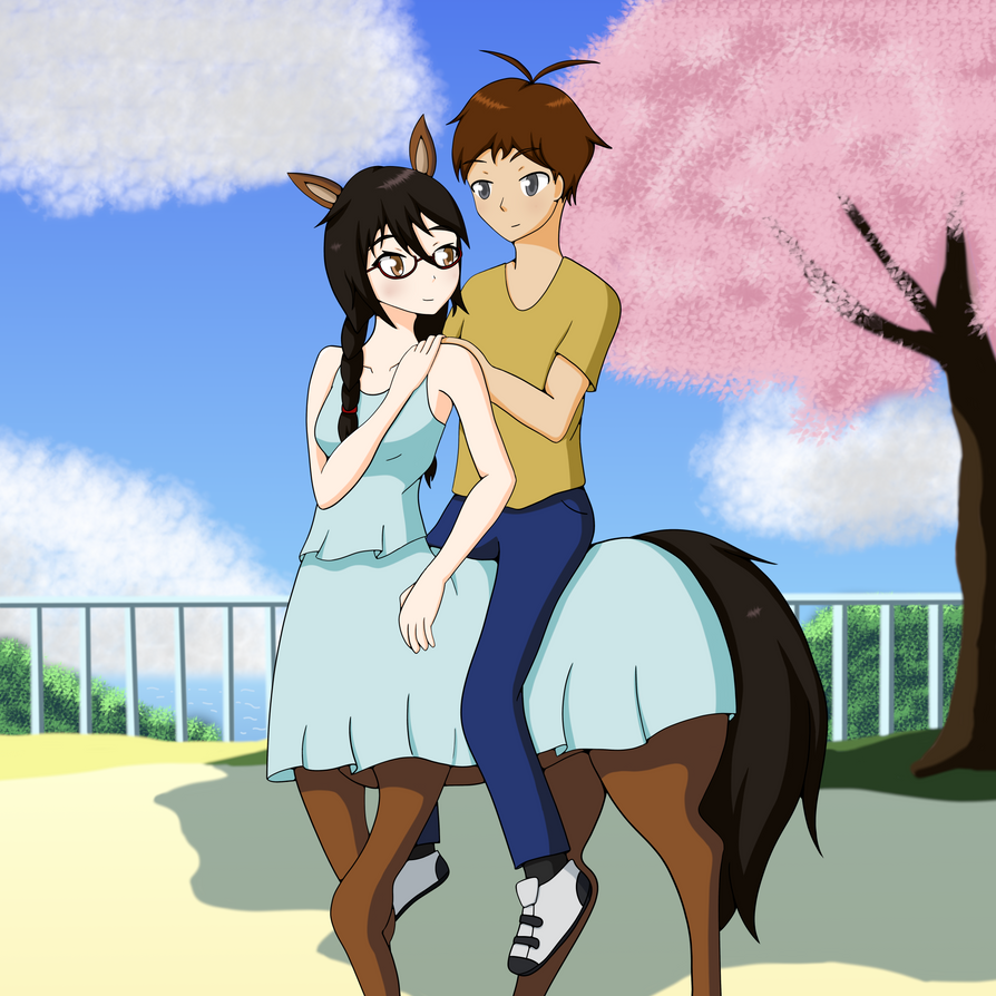 Request - Centaur Human couple - Date by darth-jezza on DeviantArt