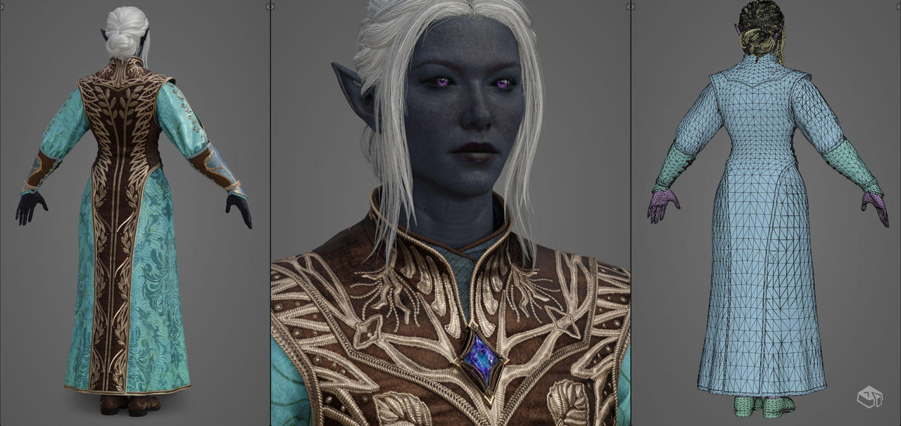 TAV ELF FS Potent Robe Outfit 1492 DR by Tosyk on DeviantArt