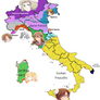 Hetalia map of 2010 Italy (1983 DD AU)