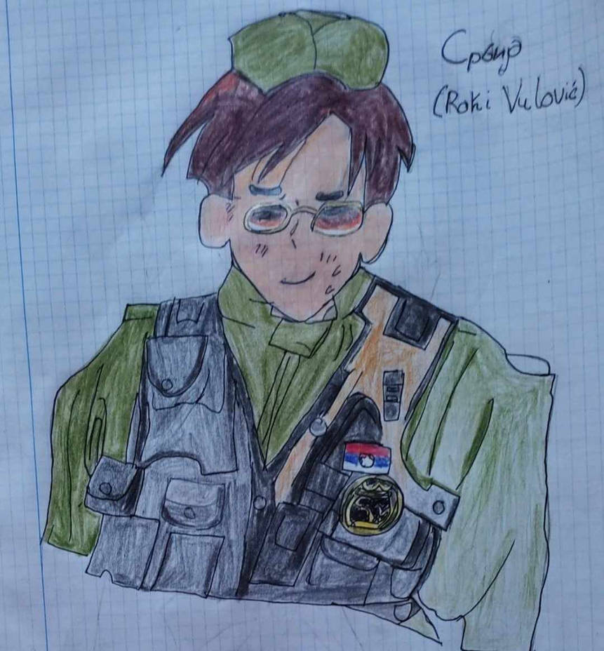 Yugotalia: Serbia (Vuk Misic) as Roki Vulovic by HetaSlovakia on DeviantArt