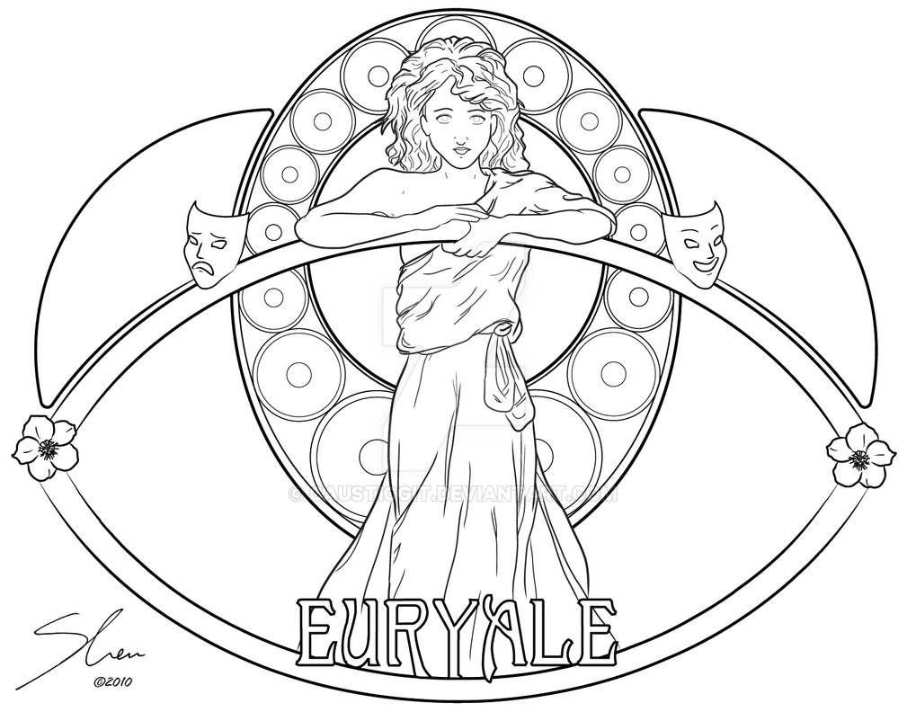 Euryale Lineart