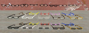 Glasess pack - 9 styles