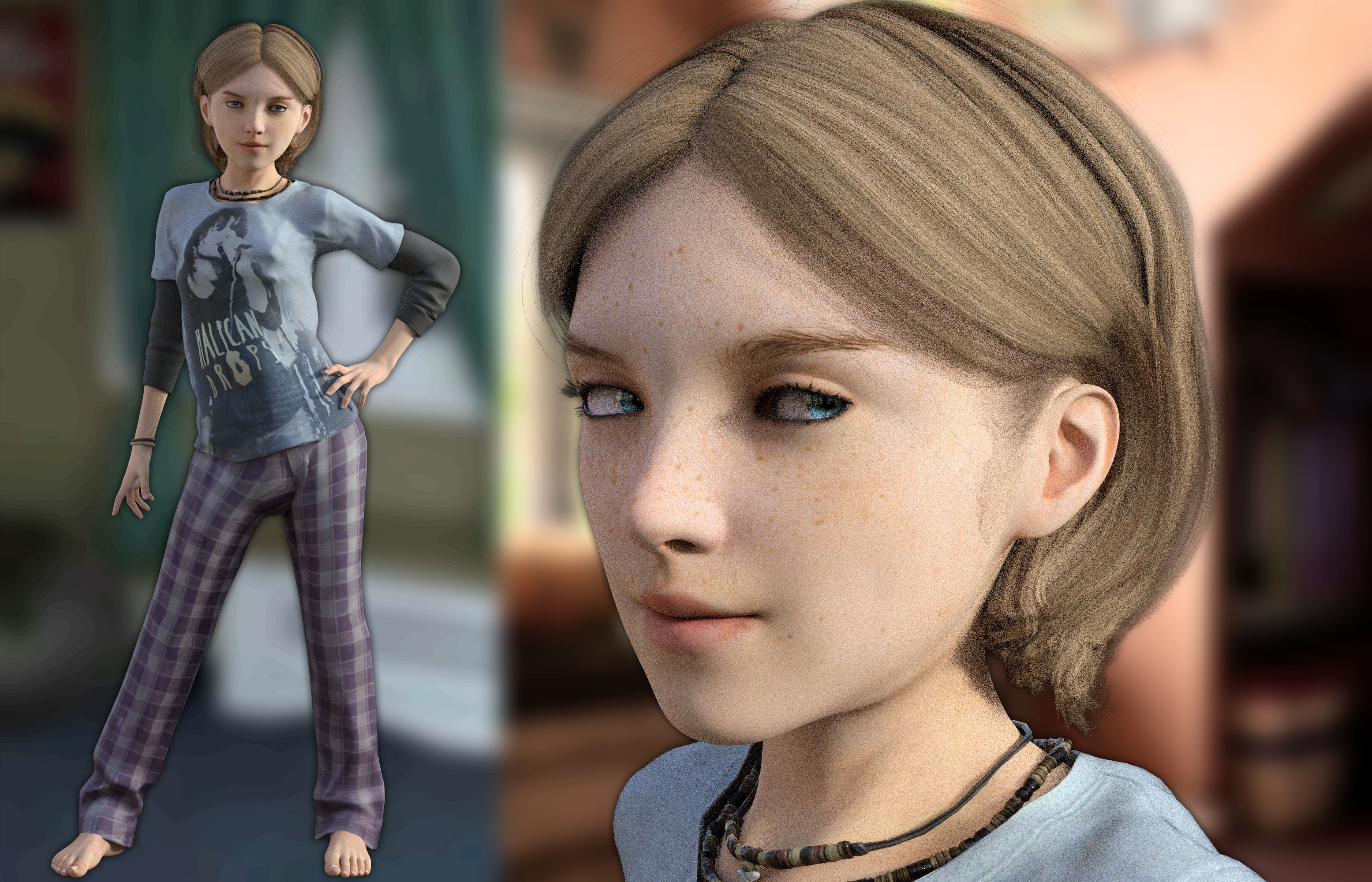 PlayStation 4 - The Last of Us: Remastered - Sarah - The Models Resource