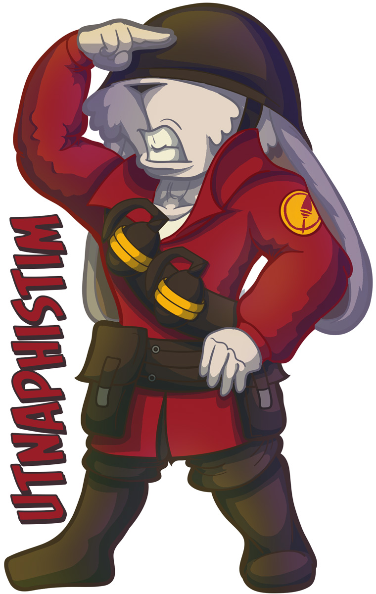 utnaphistim the tf2 soldier rabbit by
