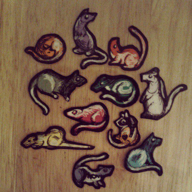 A Rainbow of Rats by lastres0rt on DeviantArt