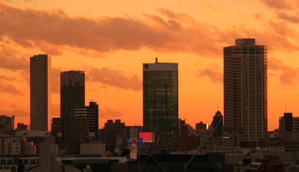 -Tokyo sunset-