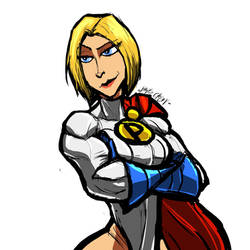 SKETCHIN: POWER GIRL