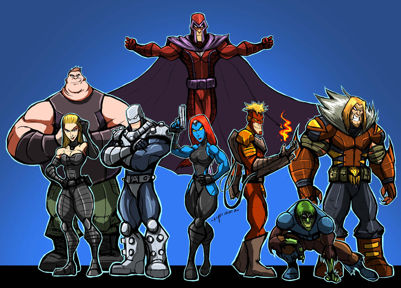 THE BROTHERHOOD OF EVIL MUTANTS! by ArtFrenzyBoris on DeviantArt