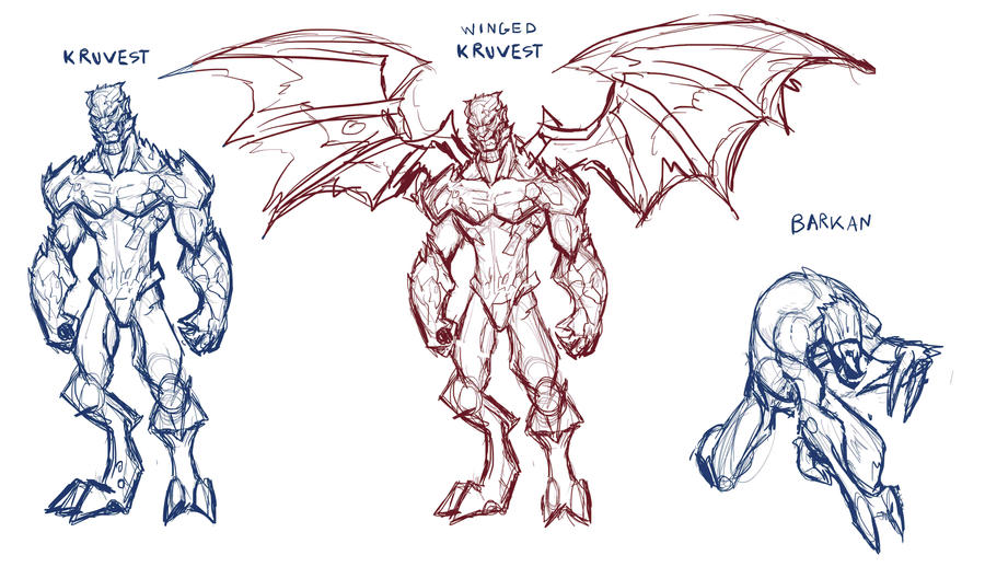 Hyperverse Barakans SOLIKAR VAMPIRE CONCEPTS: Kruvest and Barkans by ArtFrenzyBoris on ...