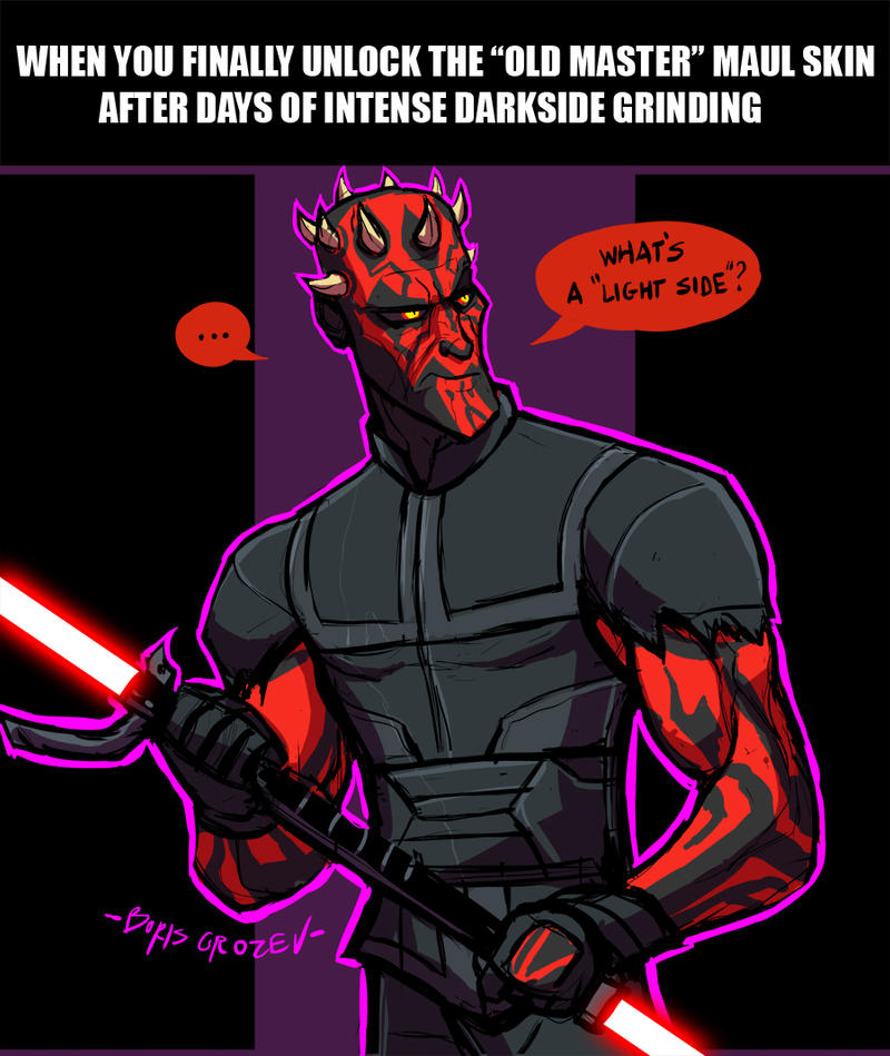 photo Star Wars Darth Maul Meme old master maul meme battlefront2 by