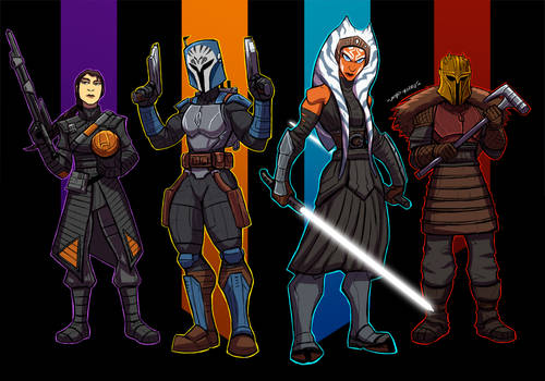 COMMISSION: SOME STAR WARS LADIES