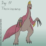 Dinovember '21 Day 17 - Therizinosaurus