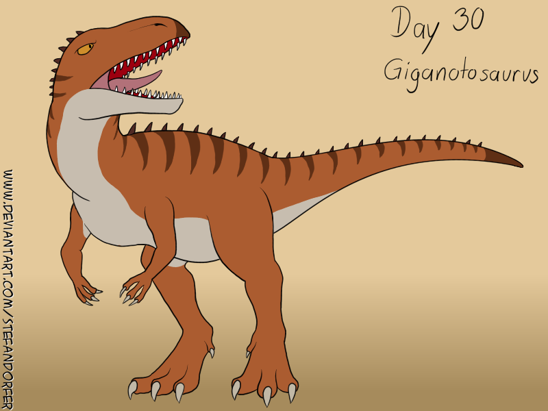 Dinovember '21 Day 30 - Giganotosaurus