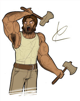 Angry Lumberjack