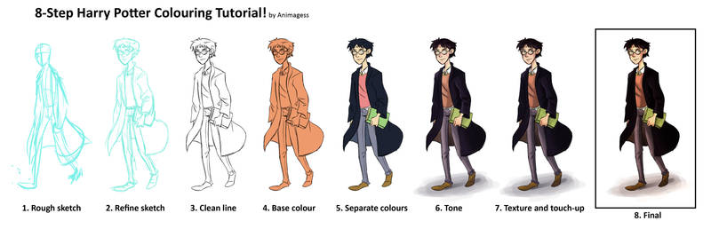 Harry Potter Coloring Tutorial