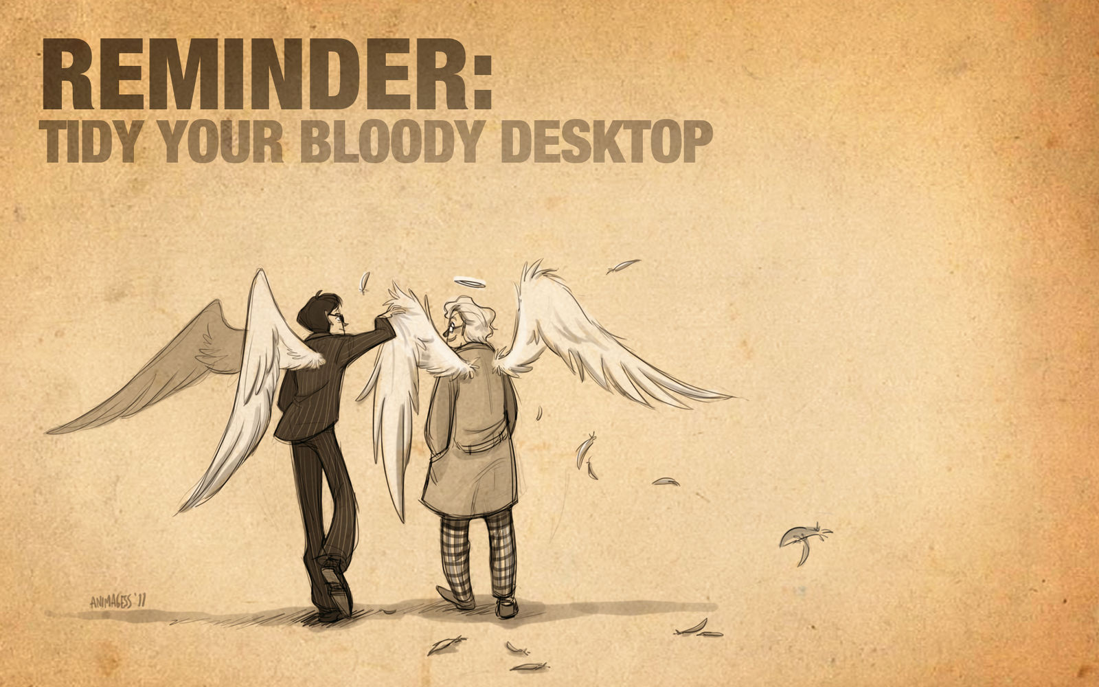 Good Omens: Tidy Your Desktop