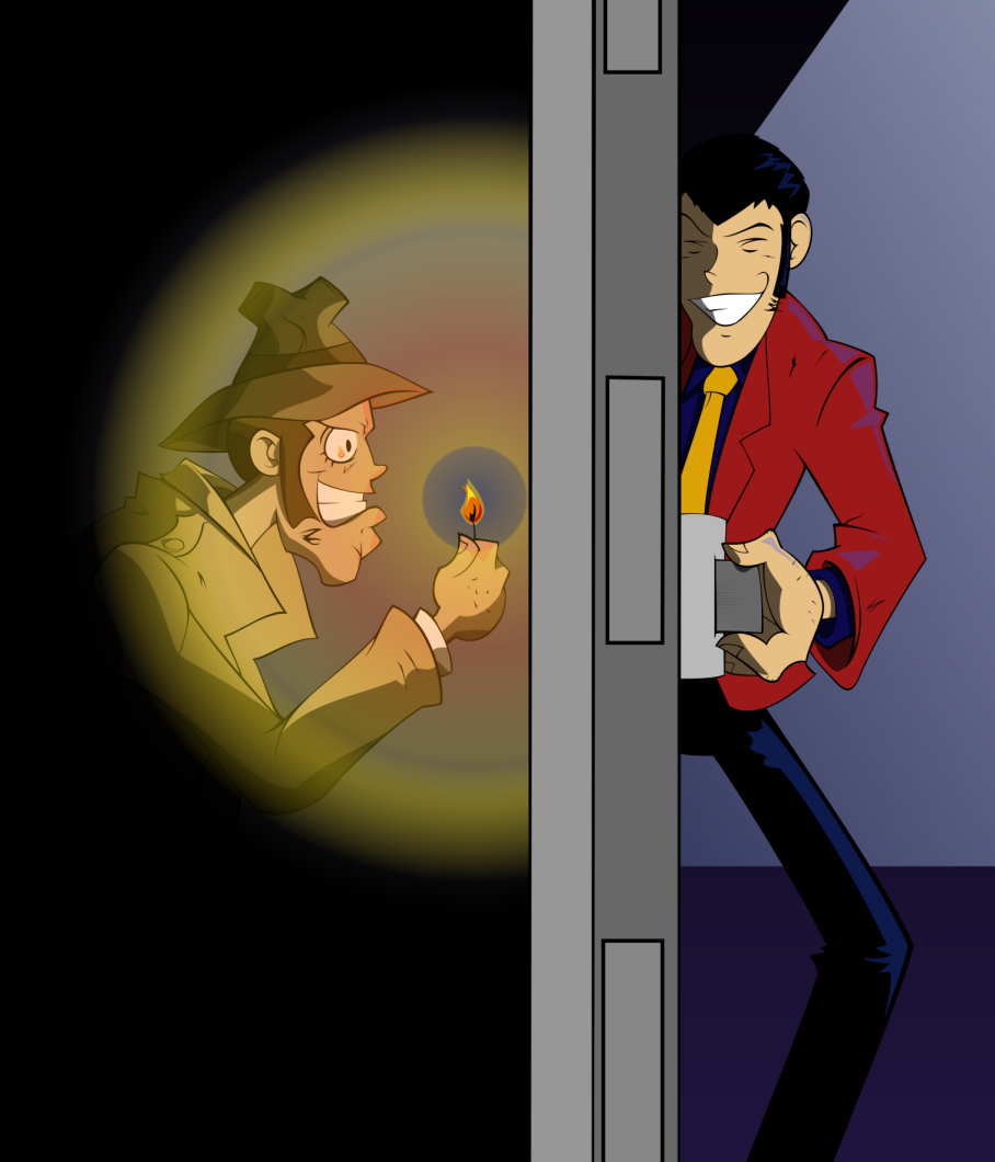 I've got you this time, Lupin