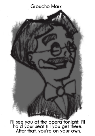 Daily Sketch 15: Groucho Marx