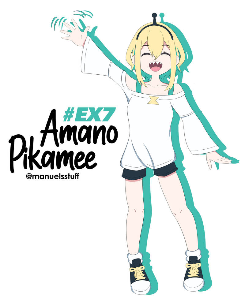 Pikamee Ohao by RodriguezDrawing on DeviantArt